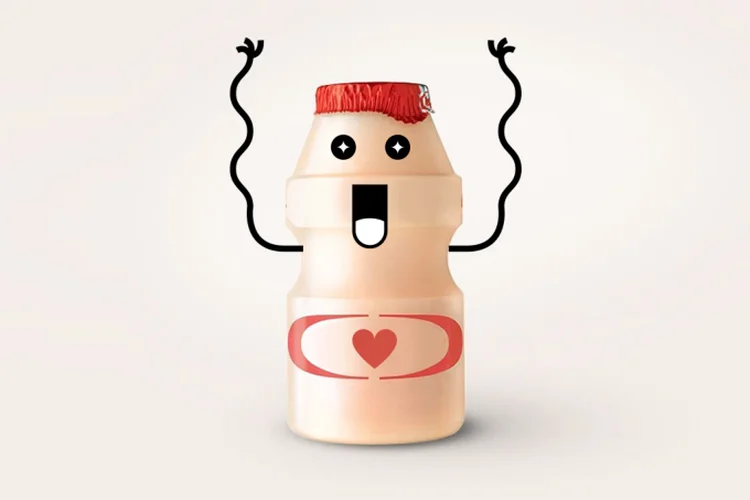 Conclusões sobre ação de bactérias no intestino ainda são limitadas, mas abrem as portas para um novo nicho de pesquisa (Montagem sobre foto / Yakult Europe/Reprodução)