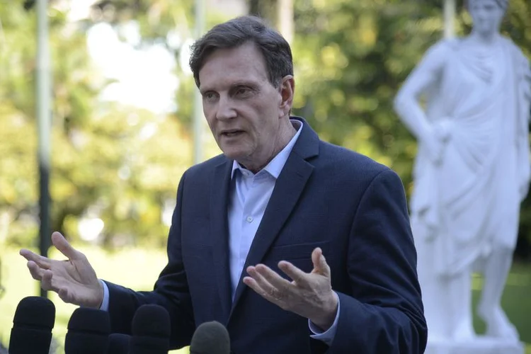 Prefeito Marcelo Crivella: na última quinta-feira, a prefeitura do Rio de Janeiro determinou que os organizadores da Bienal do Livro recolhessem a obra Os Vingadores – a caçada das crianças, da Marvel Comics (Tomaz Silva/Agência Brasil)