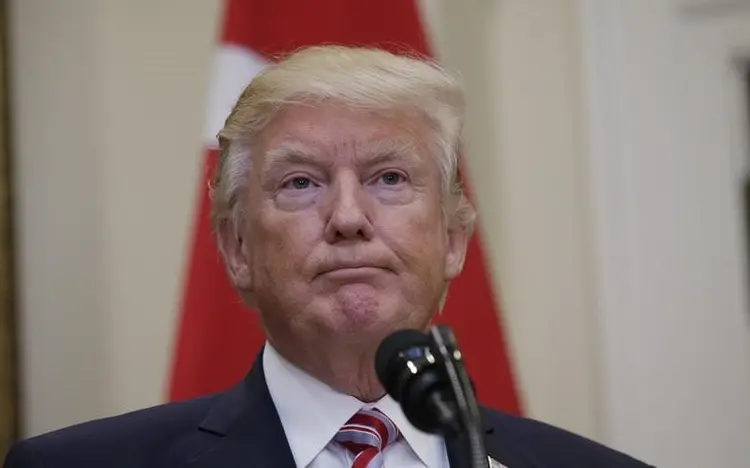 Donald Trump: o presidente era contrário ao projeto (Kevin Lamarque/Reuters)
