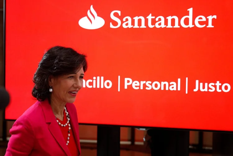 A presidente mundial do Santander, Ana Botín (Juan Medina/Reuters)