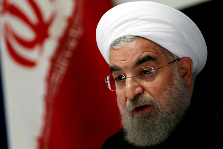 Hassan Rouhani: presidente iraniano ameaçou romper com o acordo nuclear frente as sanções americanas (Lucas Jackson/Reuters)