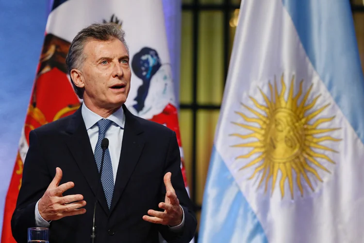 Macri: ele afirmou que durante o encontro com Pence ambos expressaram preocupação pela situação da Venezuela (Rodrigo Garrido/Reuters)