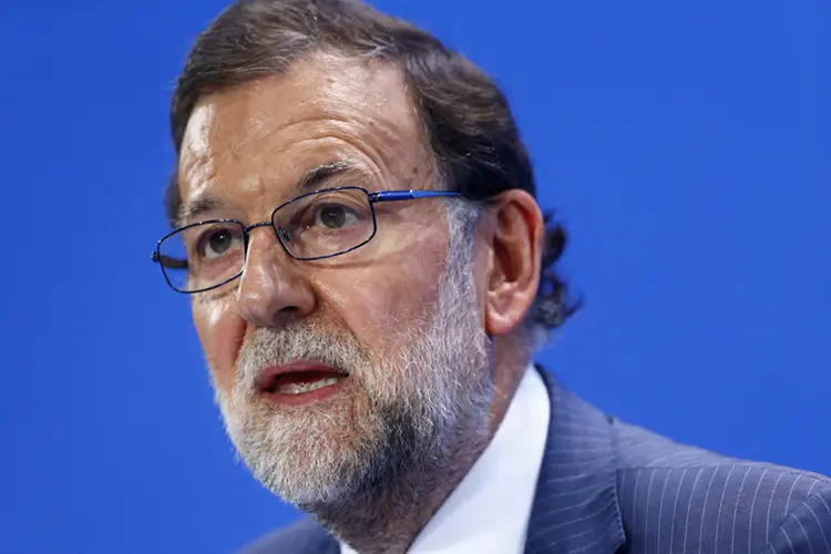 Mariano Rajoy: líder espanhol dedicou também parte de seu discurso a fazer uma chamada à colaboração na luta contra o terrorismo na internet (Hannibal Hanschke/Reuters)