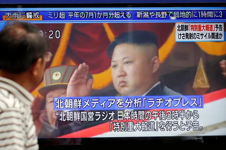 Coreia do Norte: crescem as preocupações internacionais sobre os programas de mísseis e nuclear do país (Toru Hanai/Reuters)
