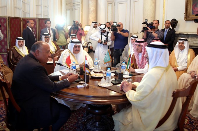 Encontro de líderes do Egito, Arábia Saudita, Emirados Árabes e Bahrein: cresce preocupação em relação a conflito com o Irã (Khaled Elfiqi/Reuters)