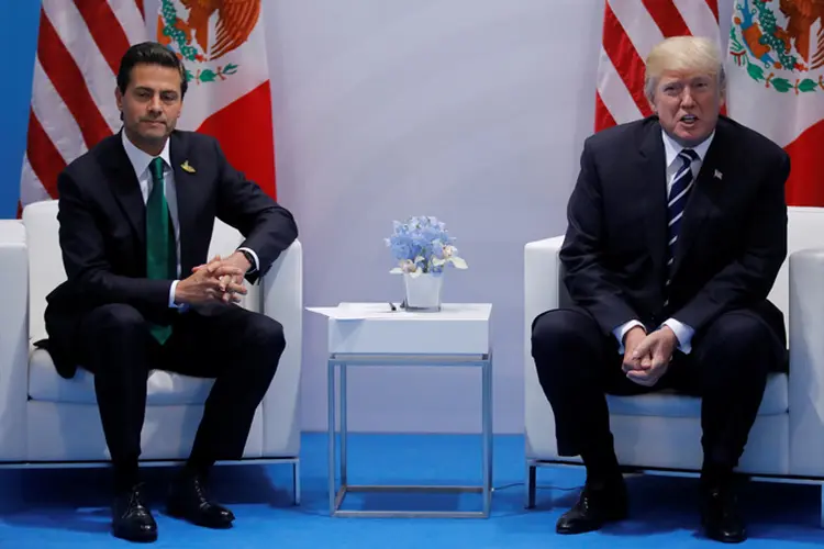 Relação bilateral: "O tema do muro não foi tratado", afirmou chanceler mexicano (Carlos Barria/Reuters)