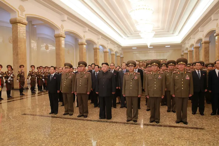 Coreia do Norte e os Estados Unidos viveram nesta passada semana uma escalada dialética com trocas de ameaças (KCNA/Reuters)