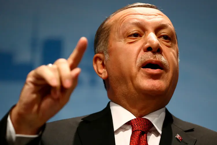 O presidente turco Recep Tayyip Erdogan  (Wolfgang Rattay/Reuters)
