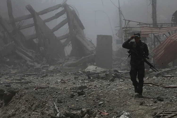 Mosul: "É provável que milhares de pessoas continuem deslocadas por vários meses", disse o Acnur (Thaier Al-Sudani/Reuters)