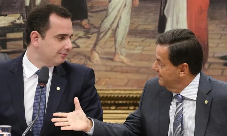 Pacheco e Zveiter: peemedebistas cobraram a saída do relator do partido (Adriano Machado/Reuters)