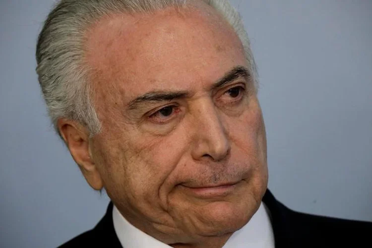 Temer: o presidente é acusado de liderar uma organização criminosa e obstruir a Justiça (Ueslei Marcelino/Reuters)