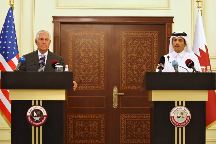 Rex Tillerson acrescentou que este passo procura "reavivar" os acordos adotados na cúpula de Riad de 2014 (Naseem Zeitoon/Reuters)