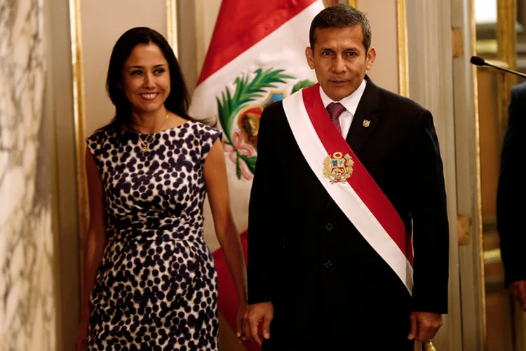 Humala: e esposa foram presos pelos supostos crimes de lavagem de dinheiro e associação ilícita para delinquir (Mariana Bazo/Reuters)