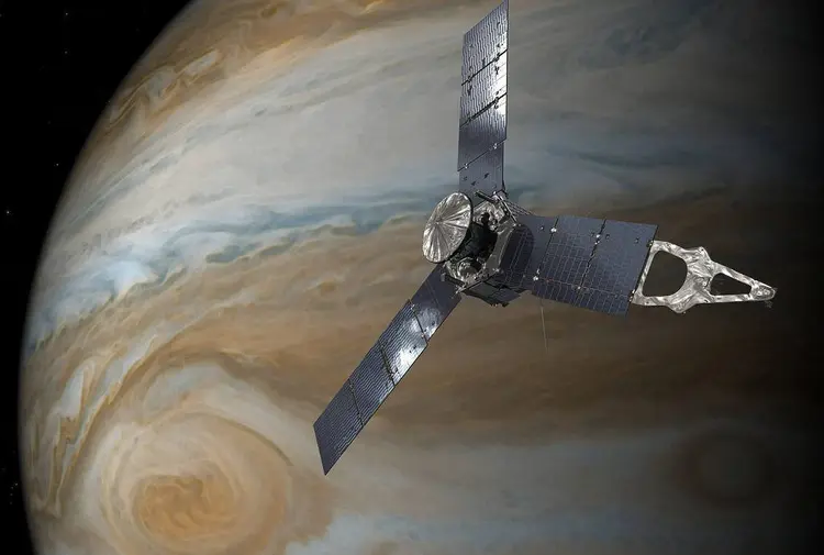 Juno: especialistas dizem que a Grande Mancha Vermelha é uma enorme tempestade (NASA/JPL-Caltech/Divulgação)
