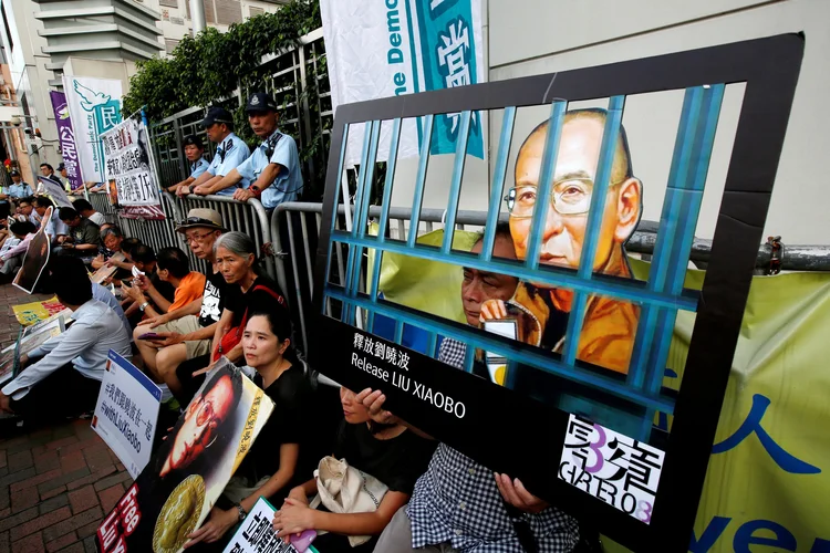 Liu Xiaobo: o ativista morreu nesta quinta-feira aos 61 anos (Bobby Yip/Reuters)