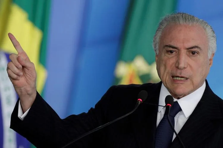 Michel Temer: as exonerações começaram no mesmo dia da votação da denúncia (Ueslei Marcelino/Reuters)