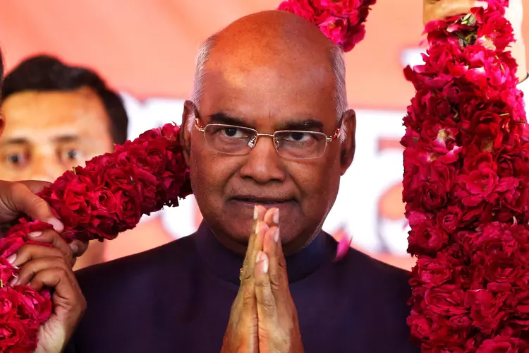 Ram Nath Kovind: o ex-governador do Estado de Bihar é o favorito a ser escolhido (Amit Dave/Reuters)