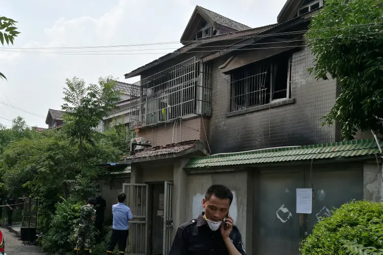 Incêndio na China: Uma investigação sobre as causas do fogo está em andamento (CNS/Zhong Sheng/Reuters)