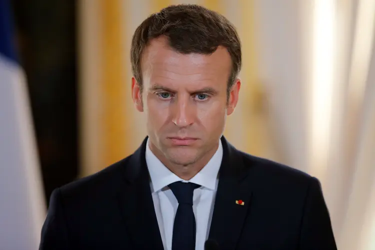 Macron: Macron manifestou sua "preocupação diante do agravamento da ameaça balística e nuclear proveniente da Coreia do Norte" (Stephane Mahe/Reuters)
