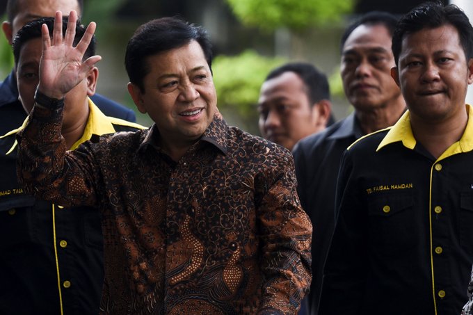Presidente do Parlamento da Indonésia é acusado de corrupção