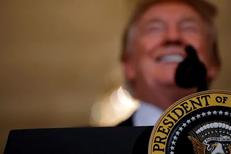 Donald Trump: desde 20 de janeiro o presidente já voltou atrás em 14 leis estabelecidas por seu antecessor (Carlos Barria/Reuters)