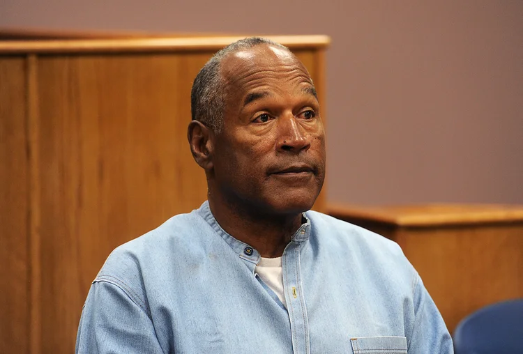 O.J. Simpson: ele estava acompanhado por sua filha, irmã e uma das vítimas de seu assalto (Jason Bean/Reuters)