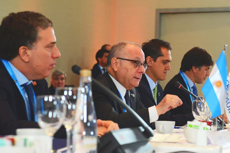 Mercosul: o Mercado Comum do Sul também vai tentar um consenso para aliviar as barreiras tarifárias e incentivar a produtividade em setores-chave (Argentine Foreign Ministry/Handout/Reuters)