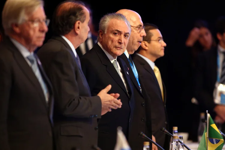 Michel Temer: o presidente fará um pronunciamento que marcará o início da presidência do Brasil no bloco (Marcos Brindicci/Reuters)