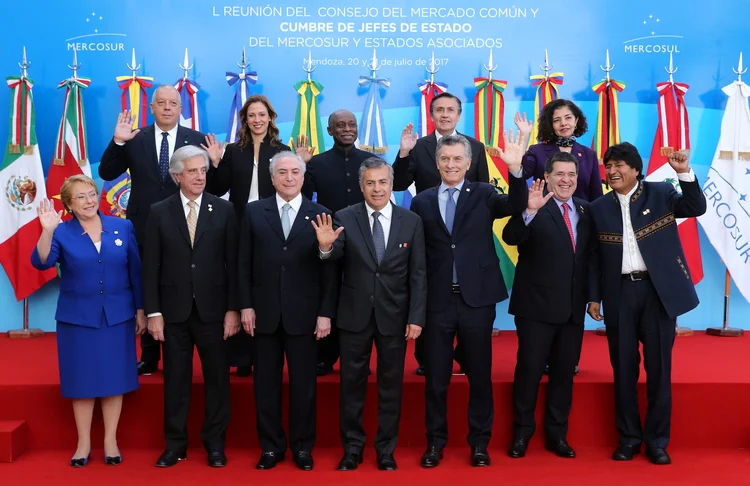 Mercosul: "Enviamos uma nota hoje, os quatro países do Mercosul, pedindo à Venezuela que mantenha um diálogo conosco" (Marcos Brindicci/Reuters)