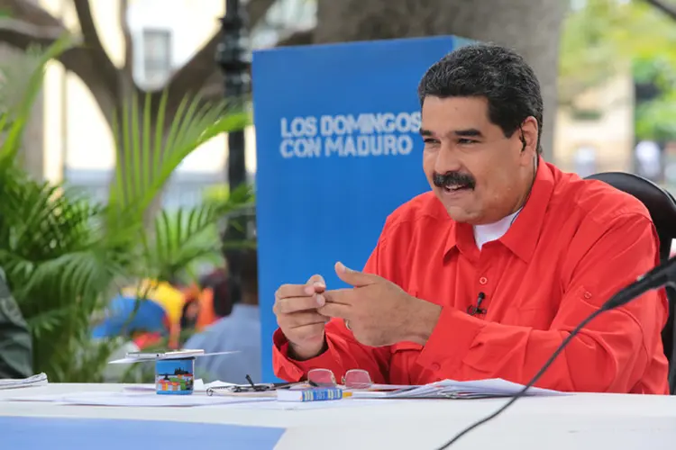 Nicolás Maduro: presidente disse que se for reeleito aprofundará o "caminho e legado de Chávez" (Miraflores Palace/Reuters)