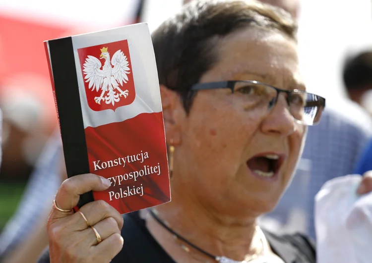 Reforma na Polônia: a oposição alega que a medida põe em perigo a independência judicial na maior economia do leste da Europa (Kacper Pempel/Reuters)