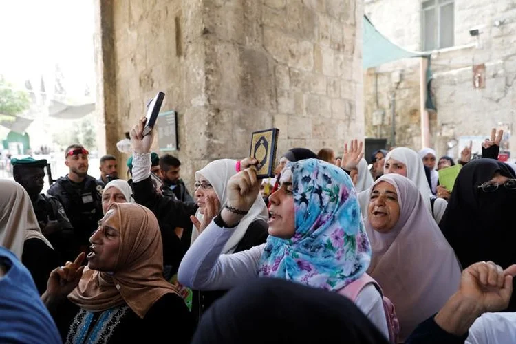 Jerusalém: a ONU alertou nesta segunda que era necessária uma solução até sexta-feira para a crise (Ronen Zvulun/Reuters)