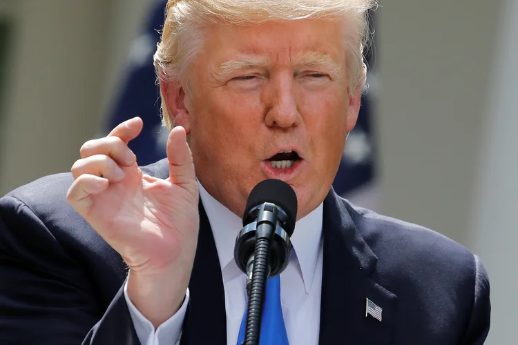 Trump: "Com o apoio do Irã, o Hezbollah está alimentando uma catástrofe humanitária na Síria" (Carlos Barria/Reuters)