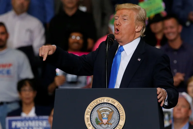 Donald Trump: ele não forneceu detalhes específicos (Jonathan Ernst/Reuters)