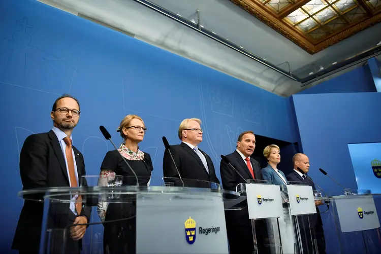 Suécia: autoridades suecas garantiram que, por enquanto, não há indícios de que as informações tenham passado para as mãos de terceiros (TT News Agency/Erik Simander/Reuters)