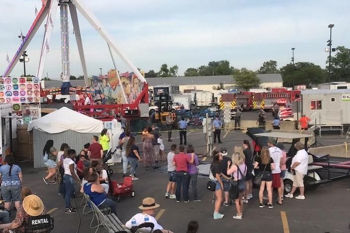 Acidente em parque de diversões deixa 1 morto e 7 feridos nos EUA