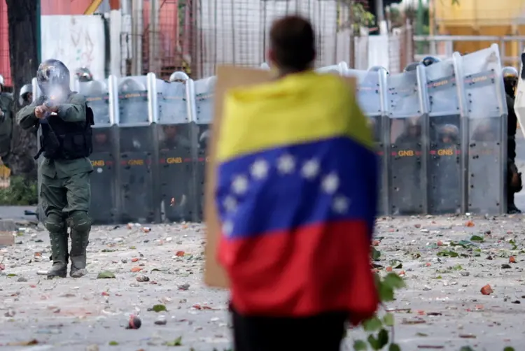Violência na Venezuela: motivou suspensão do país (Ueslei Marcelino/Reuters)