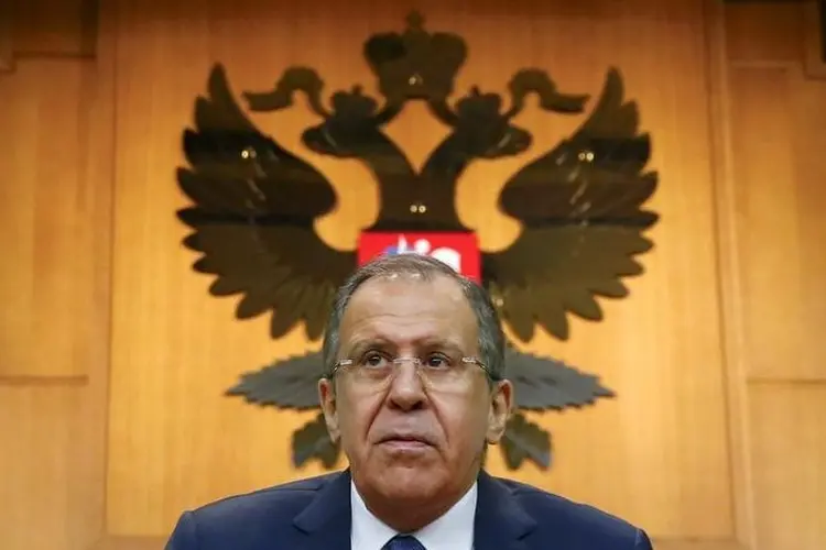 Serguei Lavrov: a fala do ministro de Relações Exteriores russo foi direcionada ao secretário de Estado americano (Maxim Shemetov/Reuters)