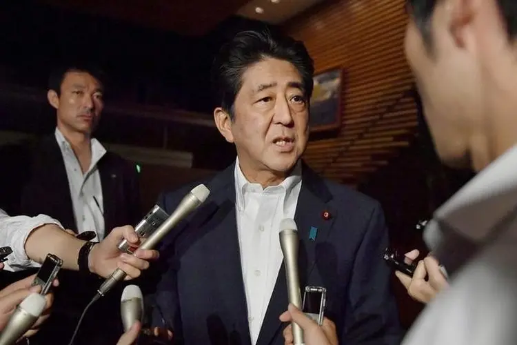 Shinzo Abe: "realizo e apoio (a designação), pois eleva a pressão sobre a Coreia do Norte" (Kyodo/Reuters)