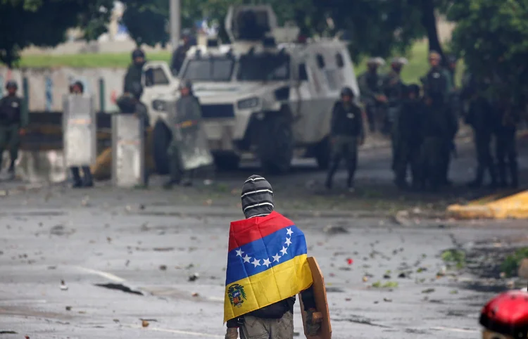 Venezuela: o partido aproveitou para criticar o presidente Michel Temer e o governo dos Estados Unidos (Carlos Garcia Rawlins/Reuters)