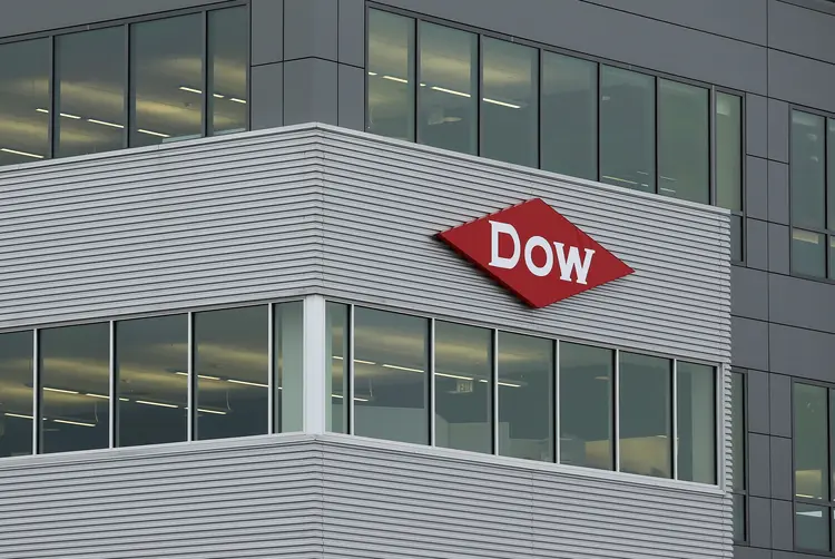 Dow: divisão de ciência de materiais responderá por mais negócios da herança da Dow e ficará com sua marca (Jeff Kowalsky/Bloomberg)