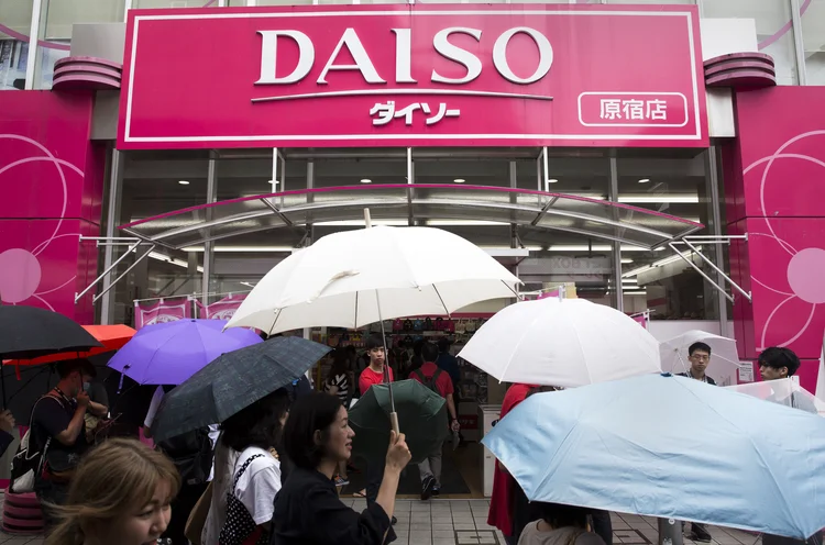 Daiso: a Daiso opera mais de 3.150 lojas no mercado doméstico e 1.800 no exterior (Tomohiro Ohsumi/Bloomberg)