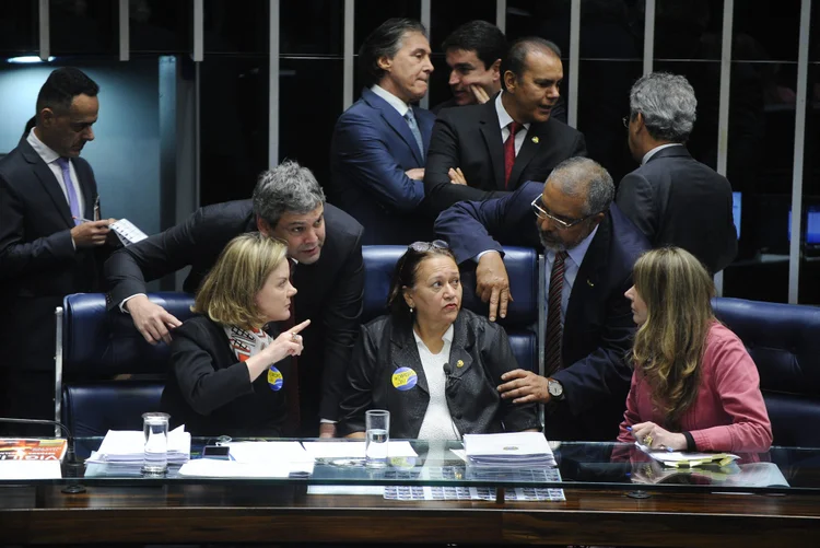 Senadoras: as penas cabíveis às senadoras são advertência e censura - verbal ou escrita (Marcos Oliveira/Agência Senado)