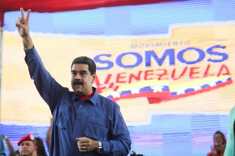 Maduro: a suspensão da Venezuela do Mercosul é maior problema a ser encarado pelo Brasil (Miraflores/Reuters)