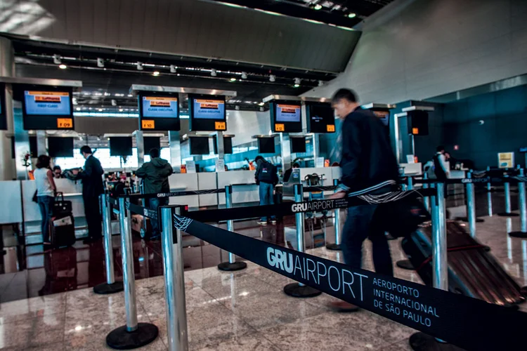 Aeroporto de Guarulhos, em São Paulo (Andre Lessa/Exame)