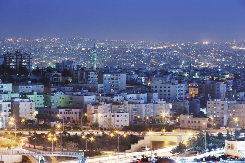 Amã, capital da Jordânia: até agora, a Jordânia mantinha as fronteiras com a Síria fechadas para evitar a entrada de mais refugiados e terroristas no território. (Getty Images/Adam Pretty)