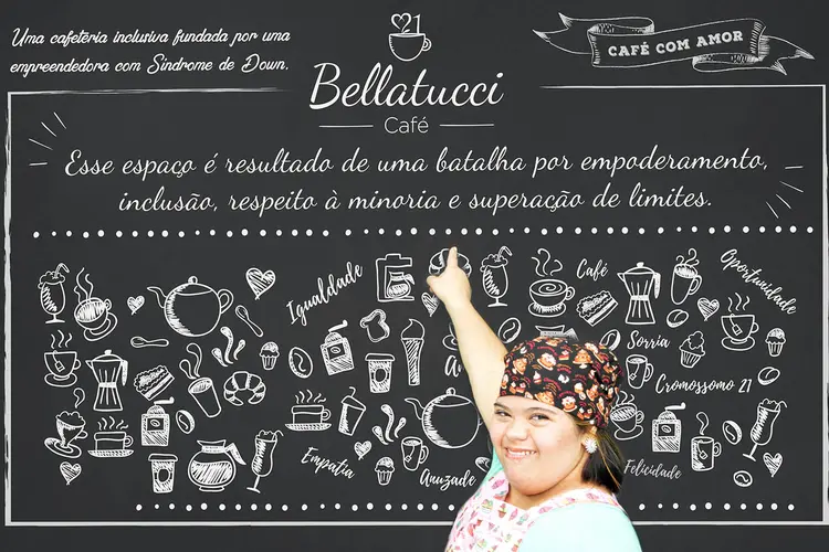 Jéssica Pereira, do Bellatucci: empreendedora abriu seu próprio café-bistrô neste mês (Bellatucci/Divulgação)