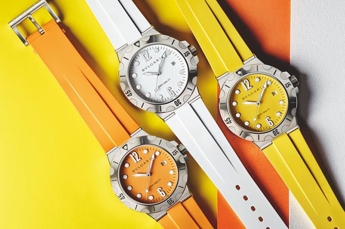 Bulgari lança relógio de mergulho com cores ousadas