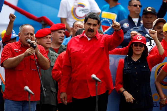 Cabello: "a semente que o comandante Chávez plantou em terra fértil hoje está dando os seus frutos", disse (Carlos Garcias Rawlins/Reuters)