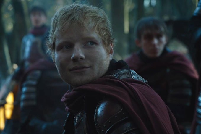 Participação de Ed Sheeran em GoT foi surpresa para atriz